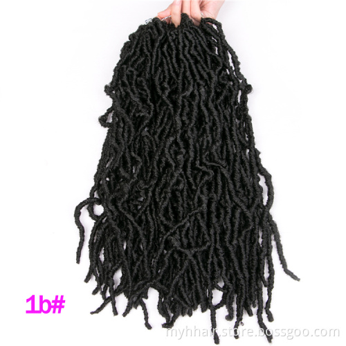 18-36 inch 20 roots/pack,Afro Locs twist Ombre Synthetic Braiding Hair extensions Blonde Long  New Locs Crochet Braid hair
